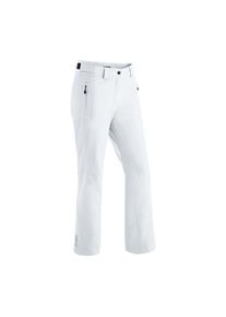 Maier Sports, Unisex, Skihose &raquo;Ronka&laquo; Unisex Schneehose, wind- und wasserdicht, 2 RV-Taschen, Regular Fit, wei&szlig;, 46, Normalgr&ouml;ssen, Warm gef&uuml;tterte 