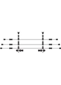 Trixie , Tierabsperrgitter »Auto-Gitter Friends on Tour Aluminium« Aluminium Montage ohne Bohren und Schrauben , silberfarben , Für den Transport...