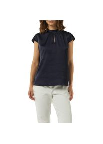 comma, Comma , Satinbluse, mit Kappärmeln , blau , Bluse von COMMA