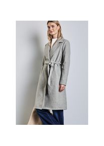 Street One, Unisex, Street One Kurzjacke mit G&uuml;rtel zum Taillieren, metallic grau, 42, Mantel von Street One