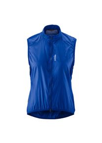 Gonso , Damen , Funktionsweste &raquo;Road Vest Wind W&laquo; Damen Weste, atmungsaktive Radweste, leichte Windweste, Tight Fit , blau , Enganliegende Passform