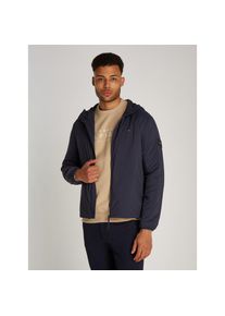 Tommy Hilfiger , Kurzjacke »TECH PACKABLE HOODED JACKET« mit Kapuze mit Logostickerei , blau , Kurzjacke von TOMMY HILFIGER