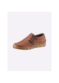Casual Looks , Slipper , braun , Weite G