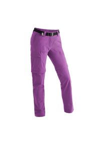 Maier Sports , Funktionshose »Inara slim zip« Damen Wanderhose, zipp-off Outdoor-Hose, 4 Taschen, Slim Fit , lila , Dank praktischer...