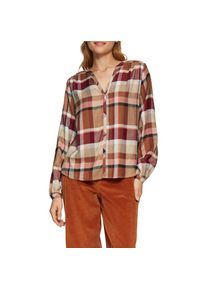 s.Oliver, Unisex, s.Oliver Langarmbluse mit Karo Muster, winter blush check, 34, Bluse von s.Oliver