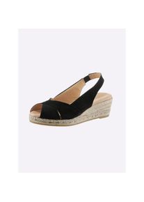 Heine , Sandalette , schwarz , Made in Spain