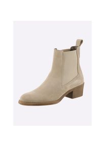 Heine , Damen , Stiefelette , beige , Made in Spain