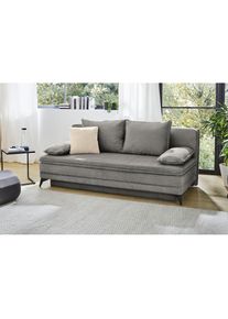 Jockenhöfer Schlafsofa »Laurin«, als Dauerschläfer geeignet, Bettfunktion und Stauraum/Bettkasten , grau , Jockenhöfer Gruppe