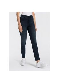 MAC, Unisex, MAC Skinny-fit-Jeans &raquo;Dream Skinny&laquo; in hochelastische Qualit&auml;t f&uuml;r den perfekten Sitz, schwarz authentic used, 42, L&auml;nge 28, Stretch-