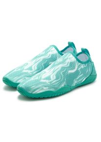 Venice Beach , Kinder,Damen,Jugendliche , Aquaschuh zum Reinschlüpfen, Badeschuh, Slipper, Wasserschuh VEGAN , blau , Atmungsaktive Badeschuhe aus...