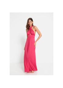 LSCN by LASCANA , Neckholderkleid, in Maxilänge , lila , Träger zum Knoten