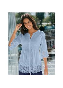Alessa W. Collection Alessa W. , Spitzenbluse , blau , reine Baumwolle