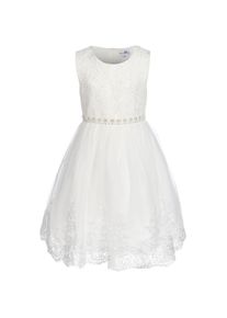 happy girls , Tüllkleid , beige , Festliches Spitzenkleid für besondere Anlässe wie Taufe, Hochzeiten oder Familienfeiern