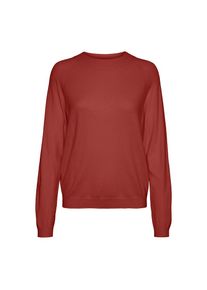 Véro Moda Vero Moda , Rundhalspullover »VMHAPPINESS LS RAGLAN PULLOVE GA BOO REP« , rot , Pullover von Vero Moda