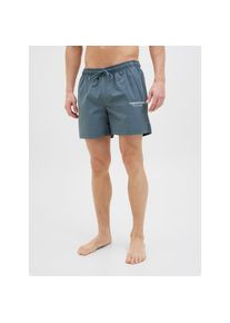Jack & Jones Jack & Jones, Herren, Badeshorts &raquo;JPSTNAXOS JJSWIM SHORTS VESTERBRO SN&laquo;, stormy weather, S, N-Gr, Moderne Badeshort von Jack & Jones