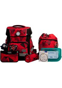 School-Mood, Unisex, School-Mood Schulranzen &raquo;Champion Maxx Pro&laquo; retroreflektierende Fl&auml;chen, kai (ninja) mit moodie maxi mut, B/H/T: 30cm x 40cm x 