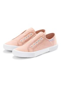 Lascana , Kinder,Juegendliche , Sneaker Slipper, Halbschuh bequem zum Reinschlüpfen VEGAN , rosa , Textilschuhe, Stoffschuhe - bequem und komfortabel