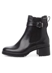 Tamaris , Chelseaboots , Blockabsatz, Stiefelette, Businessschuh, Gore Tex-Ausstattung , schwarz , Klassischer Chelseaboots mit verstellbarer...
