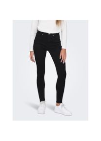 Only , Skinny-fit-Jeans »ONLMILA HW SK ANK DNM BJ380 NOOS« , schwarz , Knöchelfreie Skinny-Fit Jeans mit hoher Leibhöhe formt eine schöne...