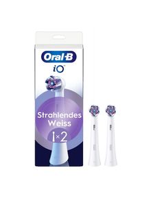 Oral-B , Aufsteckbürsten »iO Strahlendes Weiss«, fortschrittliche Plaque-Entfernung, Poliereinsätze zur Zahnaufhellung , weiss , VON ZAHNÄRZTEN...