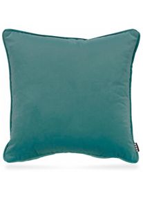 HOCK Dekokissen »Nobile Samt« Kissenhülle mit Füllung, 1 Stück , blau , H.O.C.K. , Obermaterial: 100% Polyester. Füllung: 100% Polyester