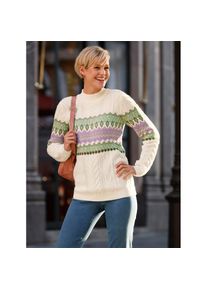Classic Basics , Stehkragenpullover »Stehkragen-Pullover« , toller Mix aus Zopf- & Strukturmuster
