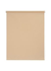 Seitenzugrollo »Uni« Lichtschutz mit Bohren 1 Stück , beige , SUNLINES , Obermaterial: 100% Polyester