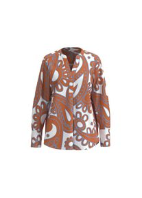 Seidensticker , Klassische Bluse »Schwarze Rose«, Tunika Paisley , orange , Passform: Regular