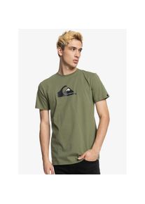 Quiksilver , T-Shirt »Comp Logo« , grün , Stoff: leichter Baumwoll-Jersey [160 g/m2]