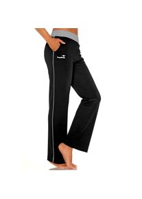 Kangaroos, Unisex, Kangaroos Relaxhose mit breitem Bund, Loungewear, Loungeanzug, schwarz, wei&szlig;, wei&szlig;, 44/46, N-Gr, Relaxhose mit weitem Bein