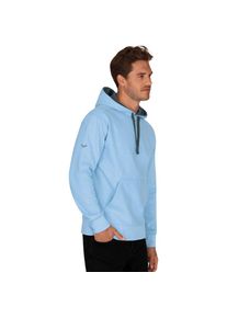TRIGEMA , Damen , Kapuzensweatshirt &raquo;Kapuzenshirt aus Sweat-Qualit&auml;t&laquo; , blau , Sweat-Qualit&auml;t, innen angeraut