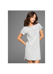 Kangaroos , Sweatkleid, mit tollem Marken-Logo-Print - NEUE KOLLEKTION , grau , Sportives Kurzarmkleid von Kangaroos