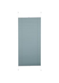 Plissee &raquo;Klemmfix Pisa&laquo; verdunkelnd energiesparend ohne Bohren verspannt , blau , K-home , Obermaterial: 100% Polyester