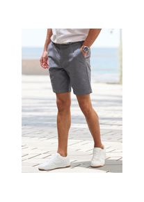 John Devin , Chinoshorts »regular-fit«, Oxford Shorts aus elastischer Baumwolle , grau , Shorts von John Devin