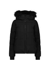 CMP , Winterjacke »WOMAN JACKET FIX HOOD« mit Kapuze , schwarz , Winterjacke und Skijacke von Campagnolo