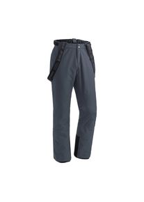 Maier Sports, Unisex, Skihose &raquo;Anton slim 2.0&laquo; Unisex Schneehose mit Hosentr&auml;gern, wind/wasserdicht, Slim Fit, grau, 52, Normalgr&ouml;ssen, Sportliche 