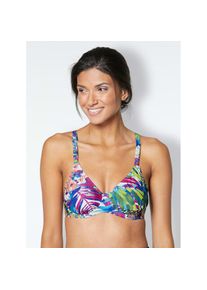 feel good, Unisex, feel good B&uuml;gel-Bikini-Top, lagune, gemustert, 42, Cup B, Cup B, C, D, E, F