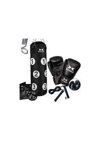 HAMMER , Boxsack »Sparring Professional«, (Set, mit Boxhandschuhen-mit Trainings-DVD) , schwarz