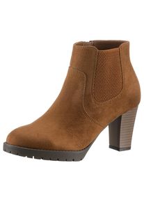 Aniston SHOES , Stiefelette, Ankleboots mit seitlichem Stretcheinsatz - NEUE KOLLEKTION , braun , In elegantem Look - aus der neuen Schuhkollektion...