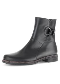 Gabor , Damen , Stiefelette , Blockabsatz, Boots, Businesschuh mit Best Fitting Funktion , schwarz , Stiefelette mit modischer Zierschnalle und...