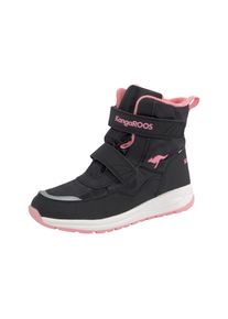 Kangaroos, Unisex, Kangaroos Winterstiefel &raquo;KP-Nala V Roostex&laquo; Snowboots, Winterboots, Winterschuhe, wasserdicht mit Klettverschluss, schwarz, rosa, 