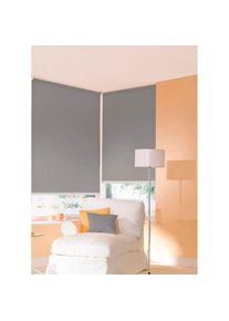 Seitenzugrollo »One size Style uni« Lichtschutz ohne Bohren freihängend Made in Germany , grau , SUNLINES , Obermaterial: 80% Polyester, 15%...