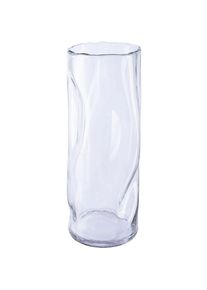Tischvase »Blumenvase Caline«, (1 St.), Vase aus Glas, im Crunch-Design, Höhe ca. 30 cm , farblos , LEONIQUE