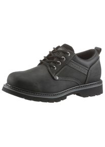 Dockers by Gerli , Schnürschuh Trekkingschuh, Trachtenschuh mit Profilsohle , schwarz , Robuster Schnürschuh von Dockers by Gerli