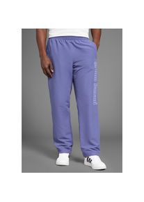 Bruno Banani, Unisex, Sporthose mit verstellbarem Hosensaum, dunkellila, XS (40/42), N-Gr, Sporthose mit Logodruck von Bruno Banani