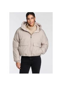 Converse , Steppjacke mit Kapuze , beige , Steppjacke von Converse