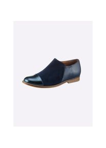 Heine , Slipper , blau , Made in Portugal