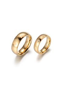 Firetti, Unisex, Partnerring &raquo;Schmuck Geschenk "LIEBE" Earth&laquo; mit oder ohne Zirkonia (synth.), gelbgoldfarben, 54,mit Zirkonia, Edelstahl, 6,1mm, 