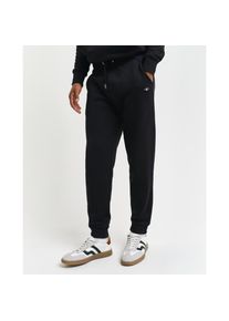Gant, Herren, Sweathose &raquo;REG SHIELD SWEATPANTS&laquo; mit Logostickerei unterhalb des Bunds, schwarz, L, N-Gr, Sweathose von Gant
