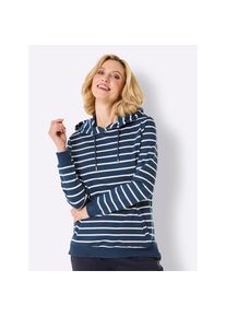 Catamaran , Damen , Sweatshirt , blau , garngefärbte, formstabile Sweat-Qualität